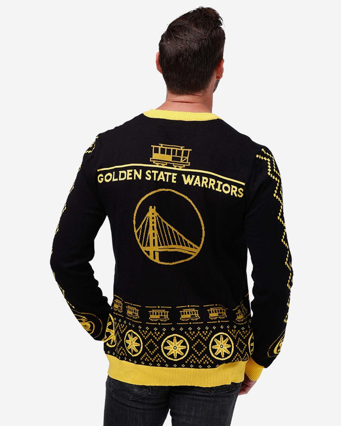 Golden State Warriors Thematic Knit Sweater FOCO - FOCO.com