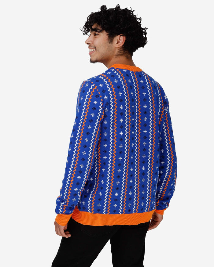 New York Knicks Thematic Knit Sweater FOCO - FOCO.com