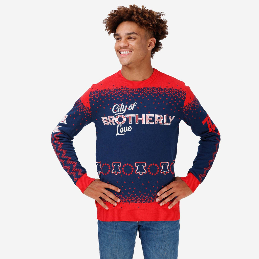 Philadelphia 76ers Thematic Knit Sweater FOCO S - FOCO.com