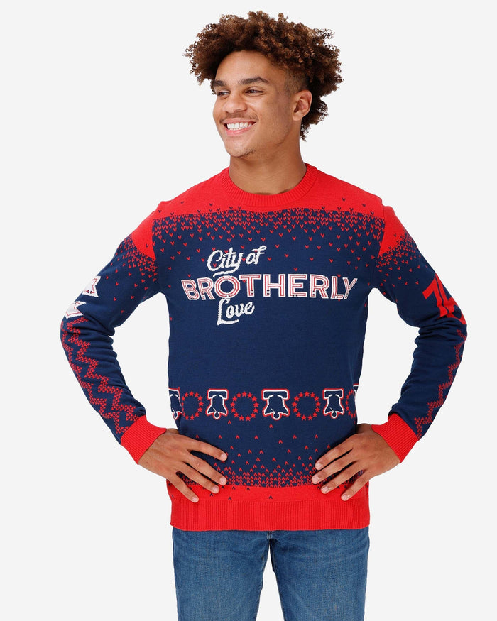 Philadelphia 76ers Thematic Knit Sweater FOCO S - FOCO.com