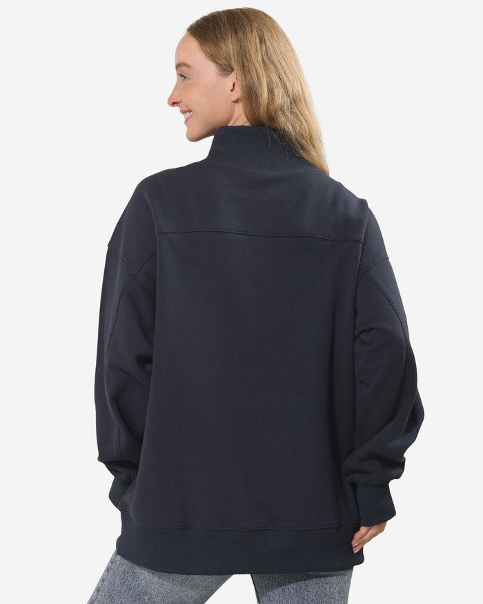 Chicago Bears Chenille Logo Oversized Mockneck Sweatshirt FOCO S - FOCO.com