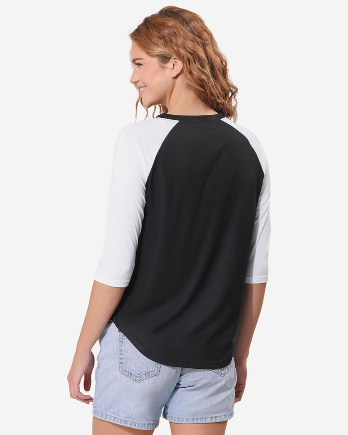 Pittsburgh Steelers Rhinestone Raglan T-Shirt FOCO S - FOCO.com