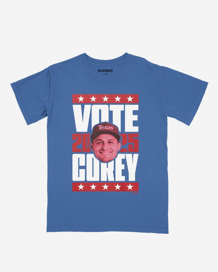 Corey Seager 2025 Vote Heavyweight T-Shirt FOCO S - FOCO.com