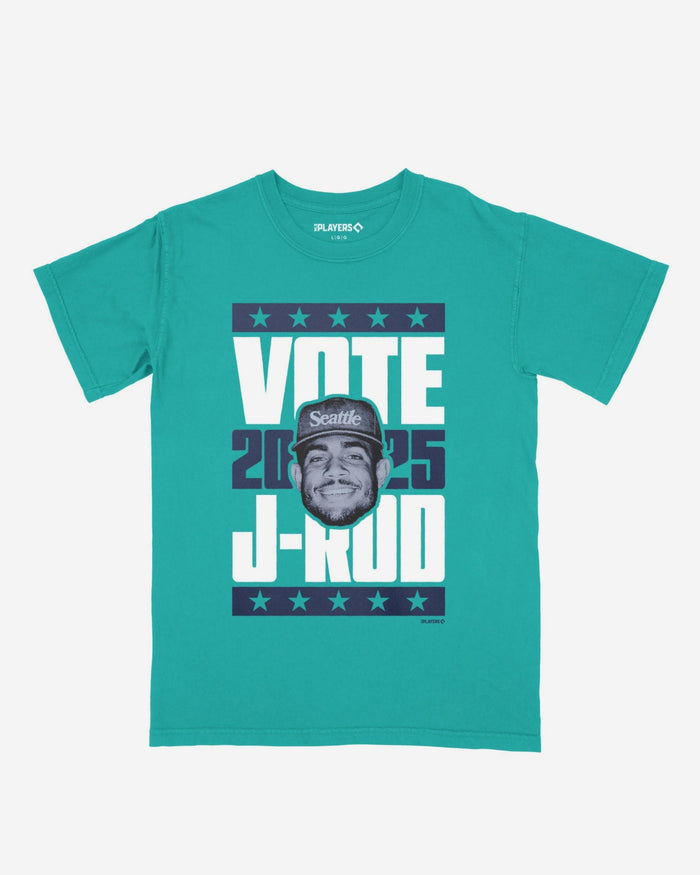 Julio Rodriguez 2025 Vote Heavyweight T-Shirt FOCO S - FOCO.com