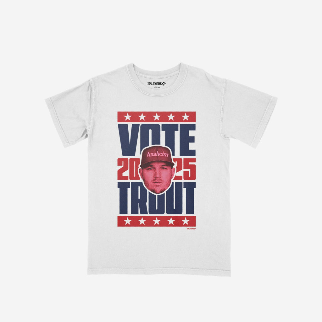 Mike Trout 2025 Vote Heavyweight T-Shirt FOCO S - FOCO.com