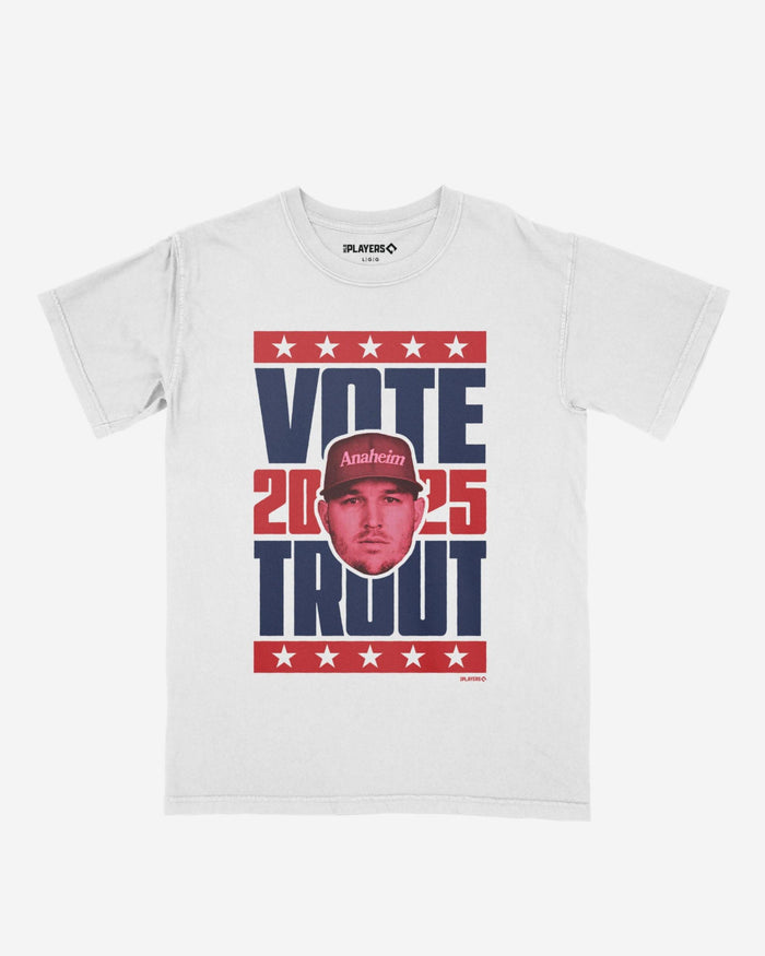 Mike Trout 2025 Vote Heavyweight T-Shirt FOCO S - FOCO.com