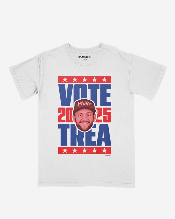 Trea Turner 2025 Vote Heavyweight T-Shirt FOCO White S - FOCO.com