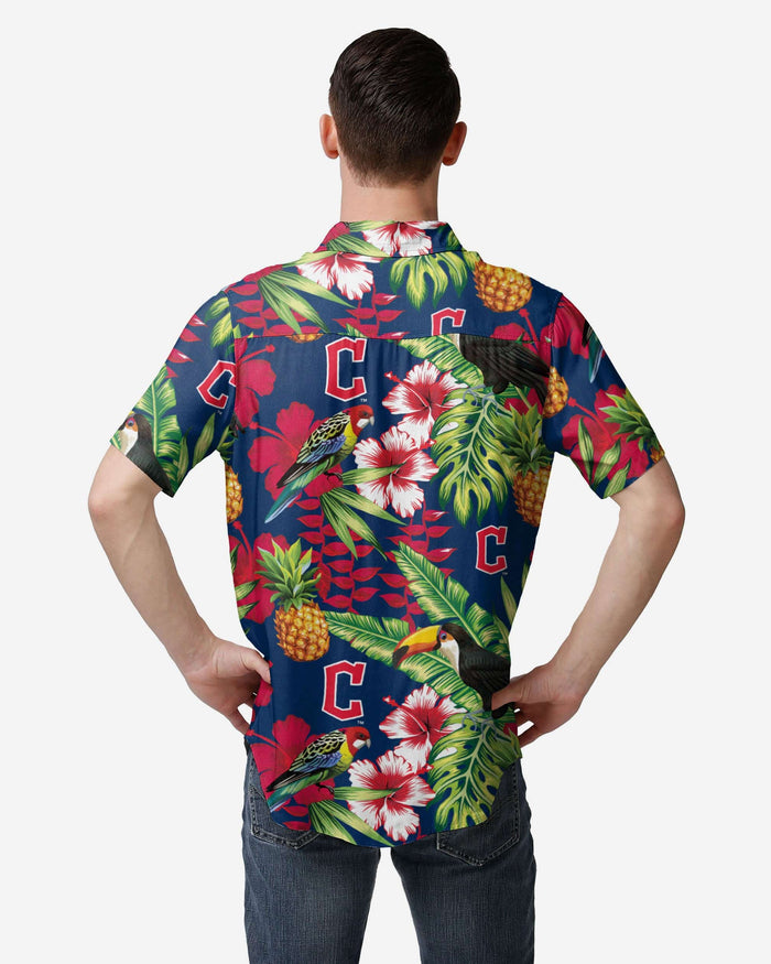 Cleveland Guardians Floral Button Up FOCO - FOCO.com