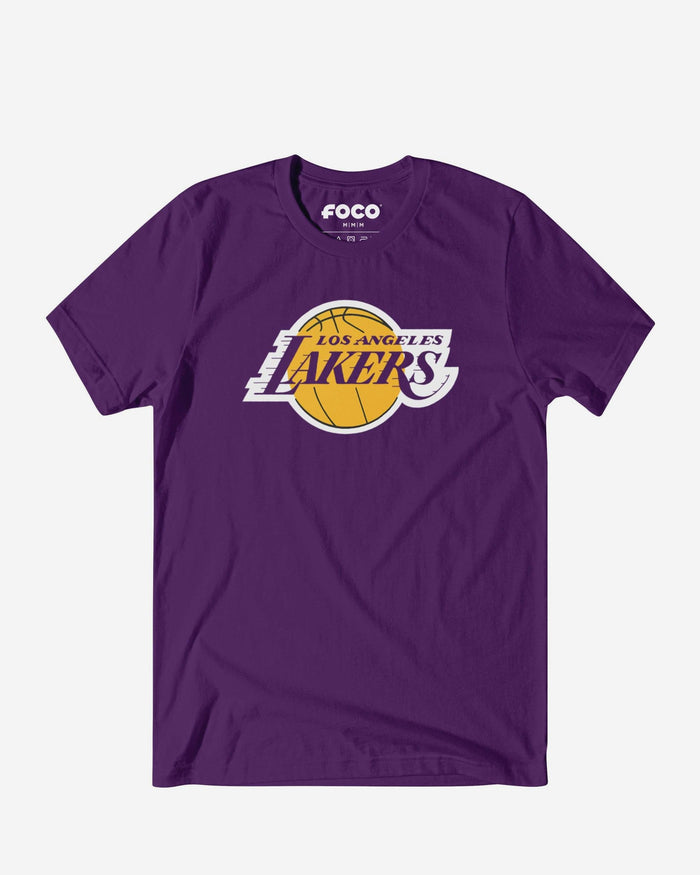 Los Angeles Lakers Primary Logo T-Shirt FOCO Team Purple S - FOCO.com