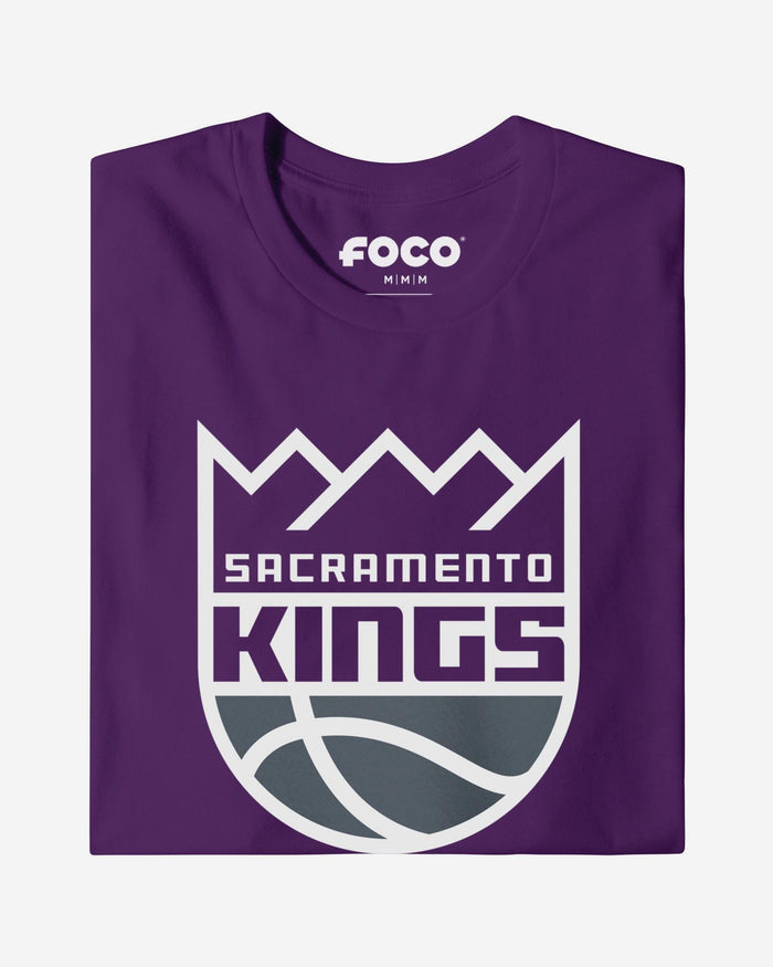 Sacramento Kings Primary Logo T-Shirt FOCO Team Purple S - FOCO.com