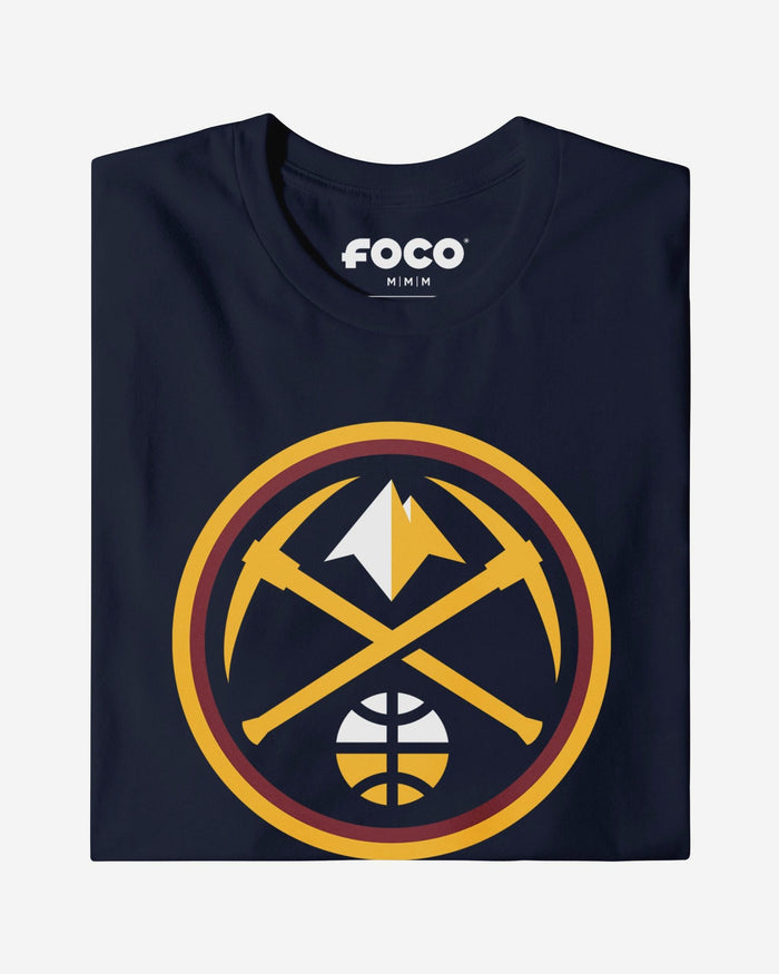 Denver Nuggets Primary Logo T-Shirt FOCO Navy S - FOCO.com