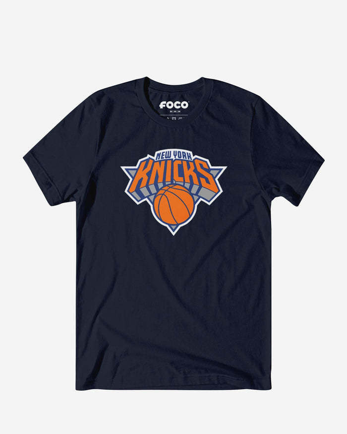 New York Knicks Primary Logo T-Shirt FOCO Navy S - FOCO.com