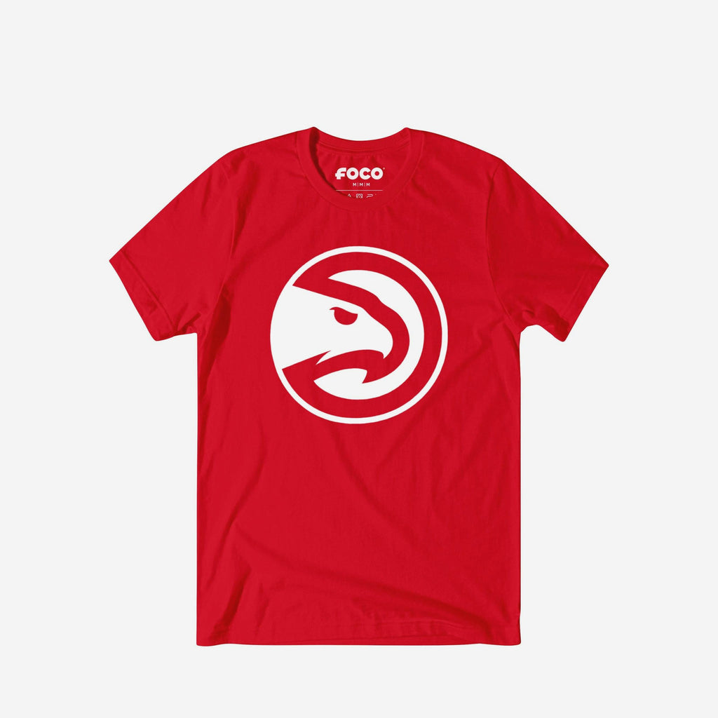 Atlanta Hawks Primary Logo T-Shirt FOCO Red S - FOCO.com