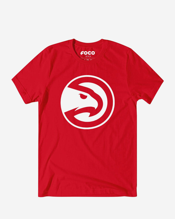 Atlanta Hawks Primary Logo T-Shirt FOCO Red S - FOCO.com