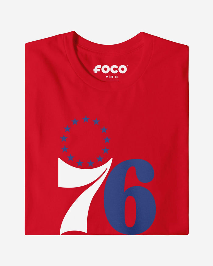 Philadelphia 76ers Primary Logo T-Shirt FOCO True Royal S - FOCO.com