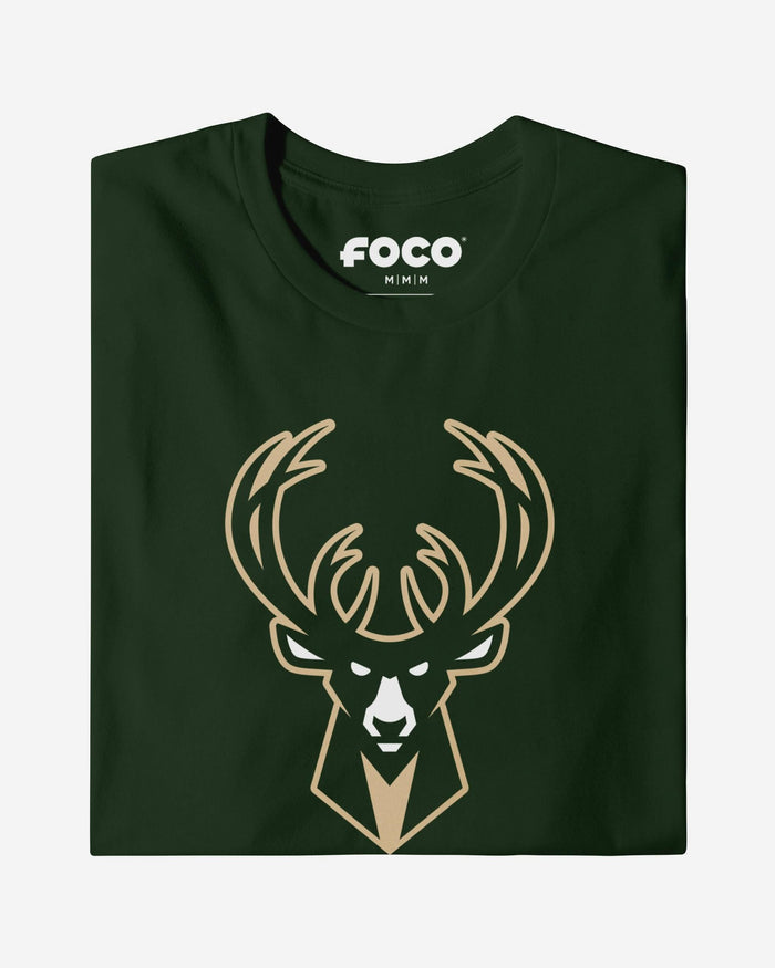 Milwaukee Bucks Primary Logo T-Shirt FOCO Forest S - FOCO.com