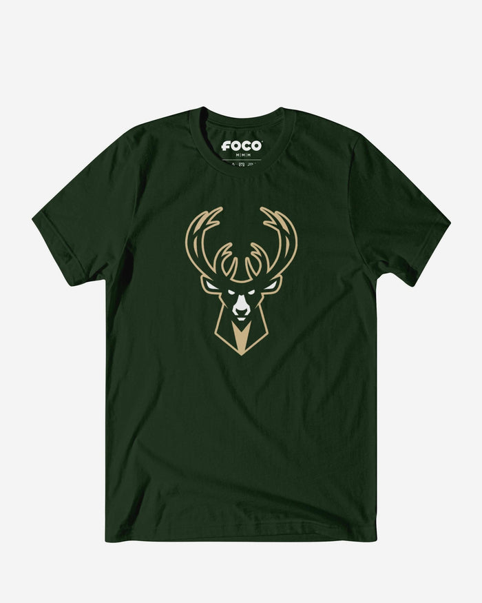 Milwaukee Bucks Primary Logo T-Shirt FOCO Forest S - FOCO.com