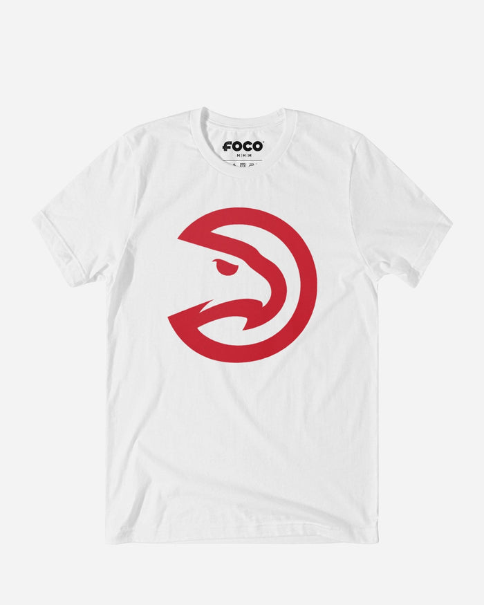 Atlanta Hawks Primary Logo T-Shirt FOCO White S - FOCO.com