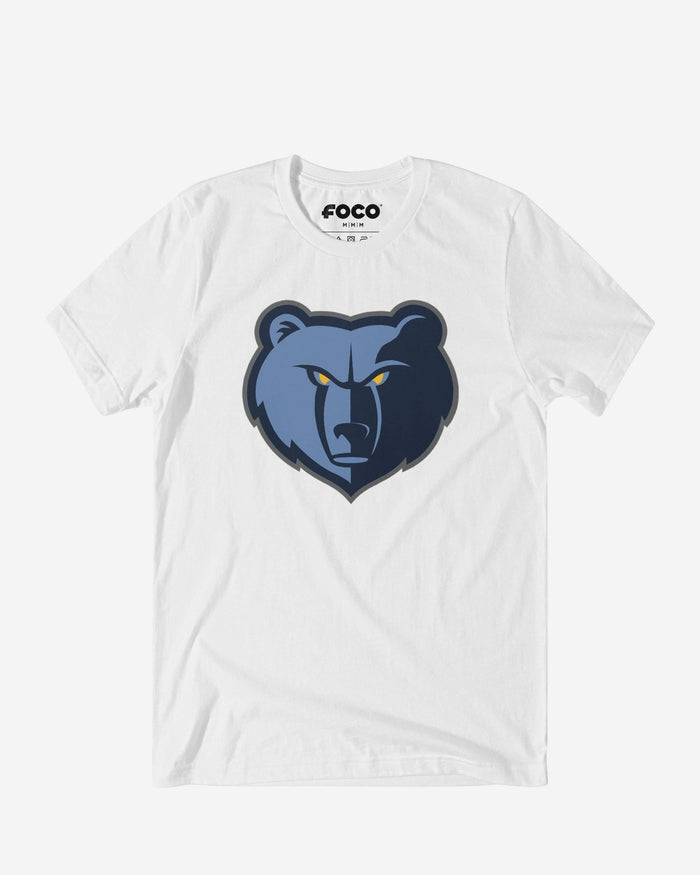 Memphis Grizzlies Primary Logo T-Shirt FOCO White S - FOCO.com