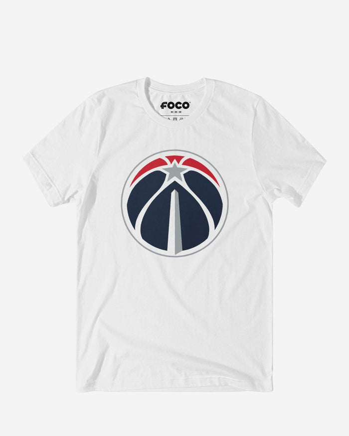 Washington Wizards Primary Logo T-Shirt FOCO White S - FOCO.com