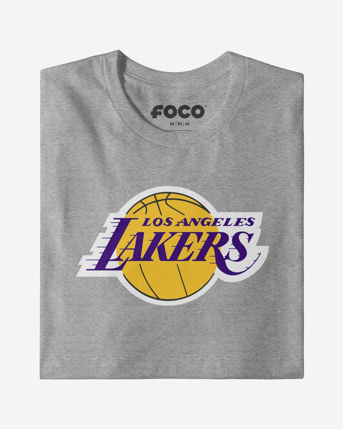 Los Angeles Lakers Primary Logo T-Shirt FOCO Team Purple S - FOCO.com