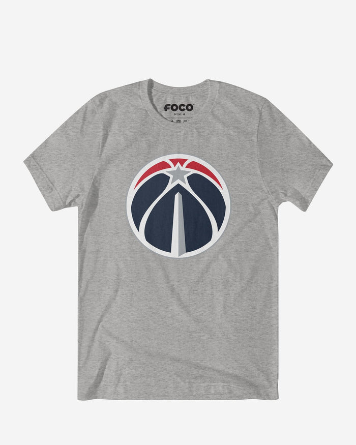 Washington Wizards Primary Logo T-Shirt FOCO Athletic Heather S - FOCO.com