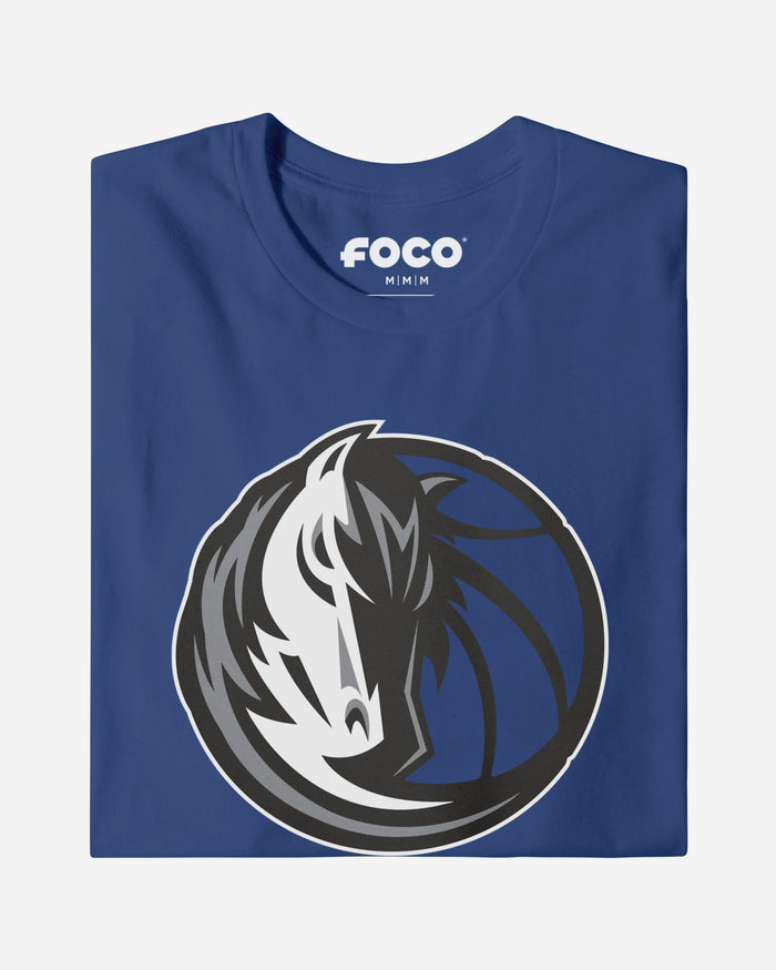 Dallas Mavericks Primary Logo T-Shirt FOCO True Royal S - FOCO.com