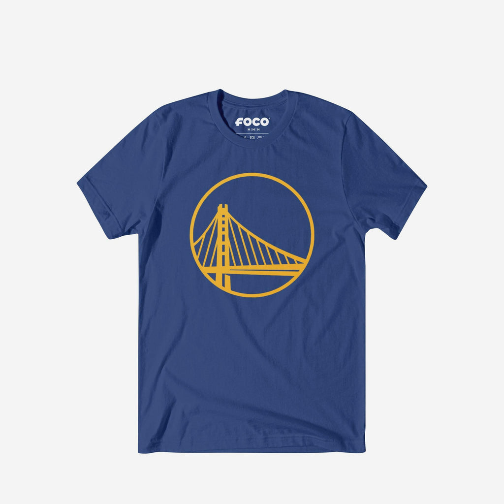 Golden State Warriors Primary Logo T-Shirt FOCO True Royal S - FOCO.com