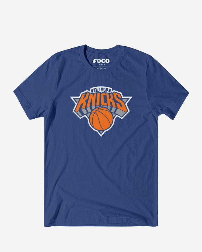 New York Knicks Primary Logo T-Shirt FOCO True Royal S - FOCO.com