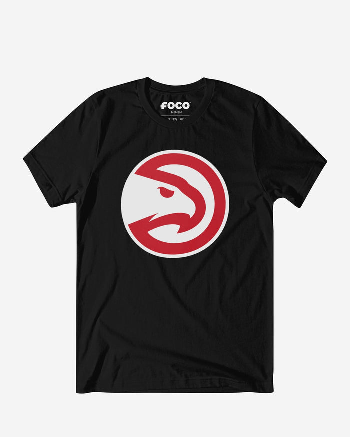 Atlanta Hawks Primary Logo T-Shirt FOCO Black S - FOCO.com