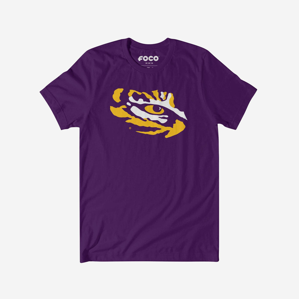 LSU Tigers Primary Logo T-Shirt FOCO Team Purple S - FOCO.com