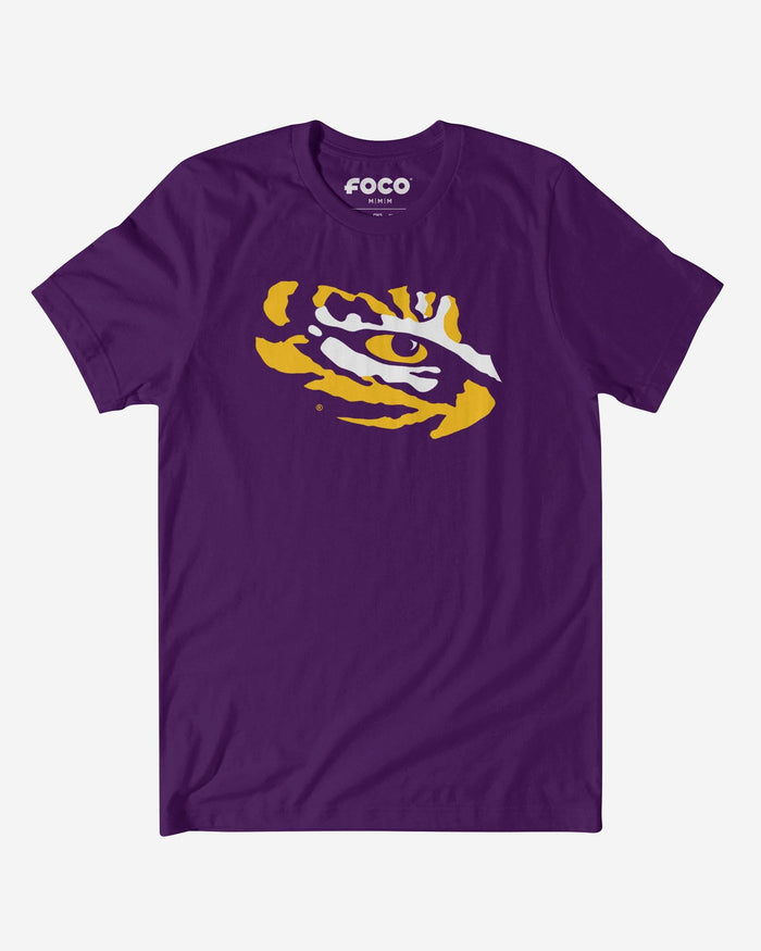 LSU Tigers Primary Logo T-Shirt FOCO Team Purple S - FOCO.com