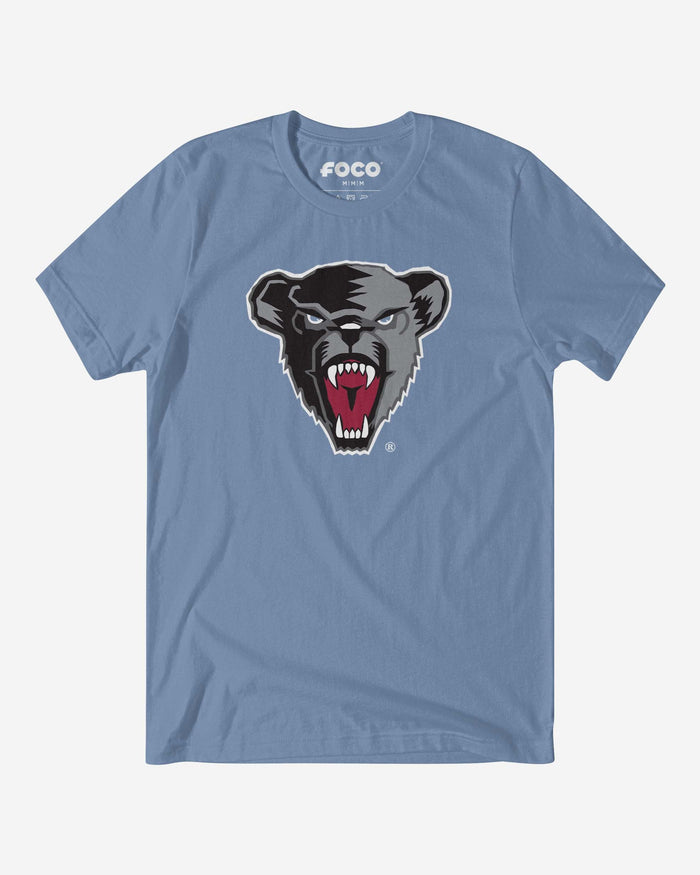 Maine Black Bears Primary Logo T-Shirt FOCO Carolina Blue S - FOCO.com