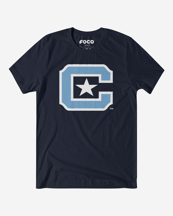 Citadel Bulldogs Primary Logo T-Shirt FOCO Navy S - FOCO.com