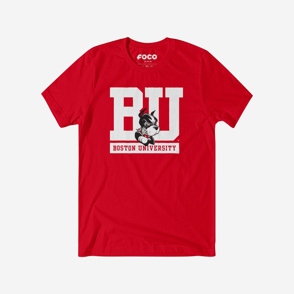 Boston Terriers Primary Logo T-Shirt FOCO Red S - FOCO.com