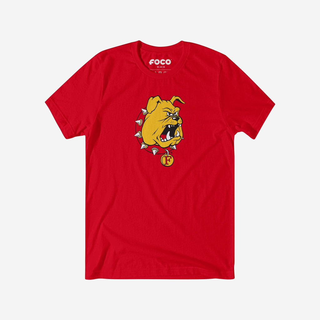 Ferris State Bulldogs Primary Logo T-Shirt FOCO Red S - FOCO.com