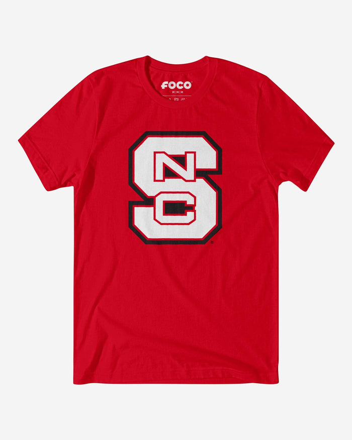 NC State Wolfpack Primary Logo T-Shirt FOCO Red S - FOCO.com