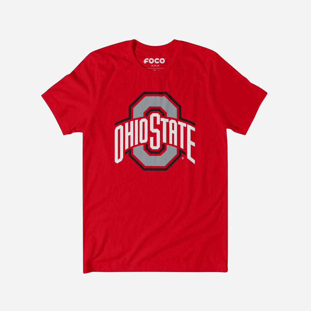 Ohio State Buckeyes Primary Logo T-Shirt FOCO Red S - FOCO.com