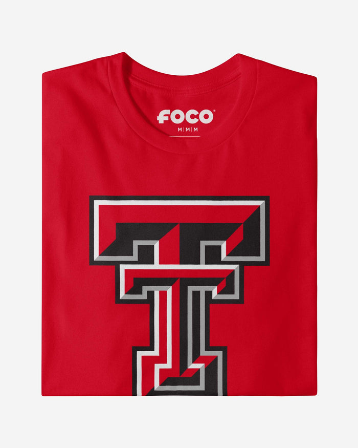 Texas Tech Red Raiders Primary Logo T-Shirt FOCO - FOCO.com