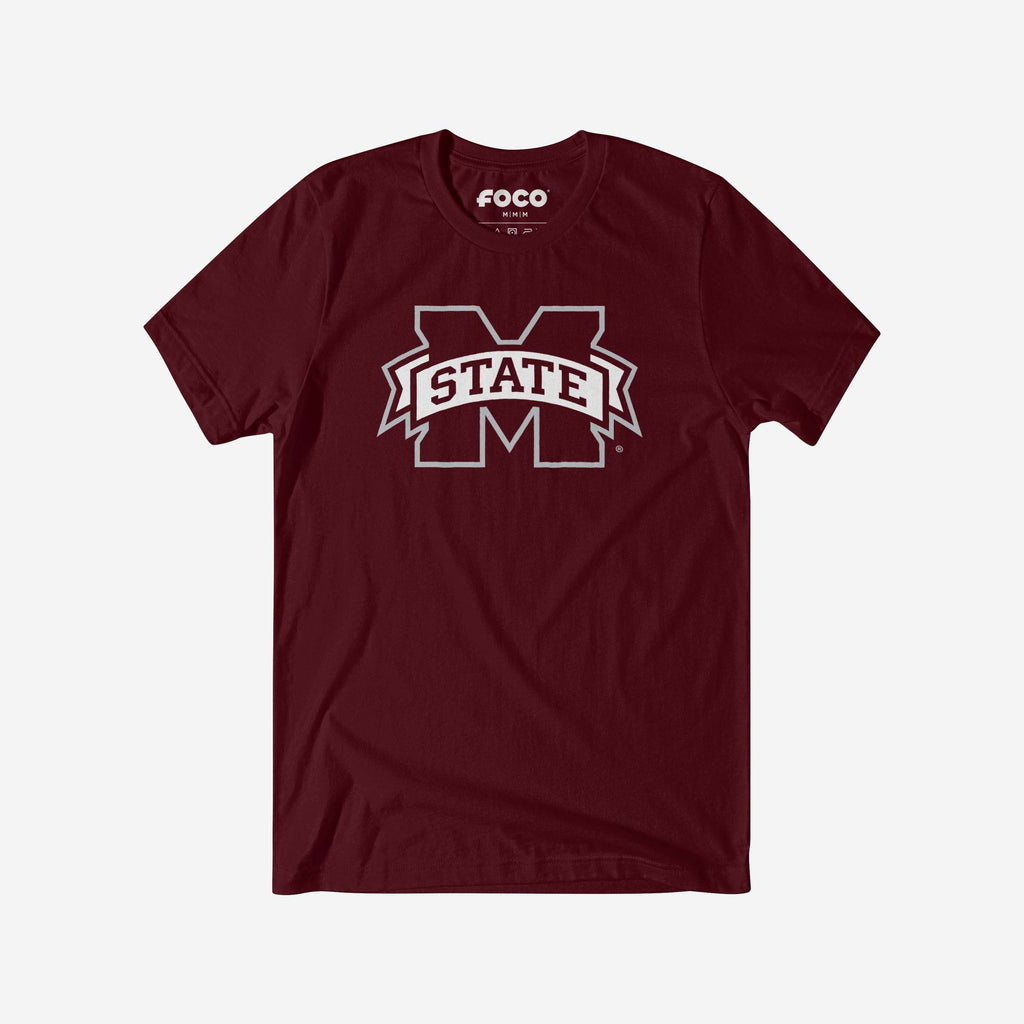 Mississippi State Bulldogs Primary Logo T-Shirt FOCO Maroon S - FOCO.com