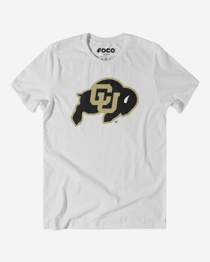 Colorado Buffaloes Primary Logo T-Shirt FOCO White S - FOCO.com