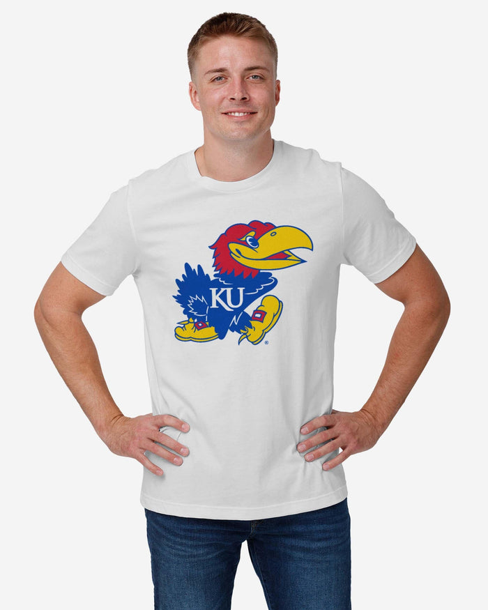 Kansas Jayhawks Primary Logo T-Shirt FOCO - FOCO.com