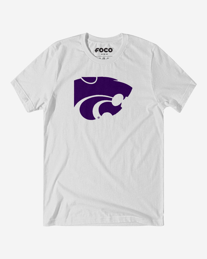 Kansas State Wildcats Primary Logo T-Shirt FOCO White S - FOCO.com