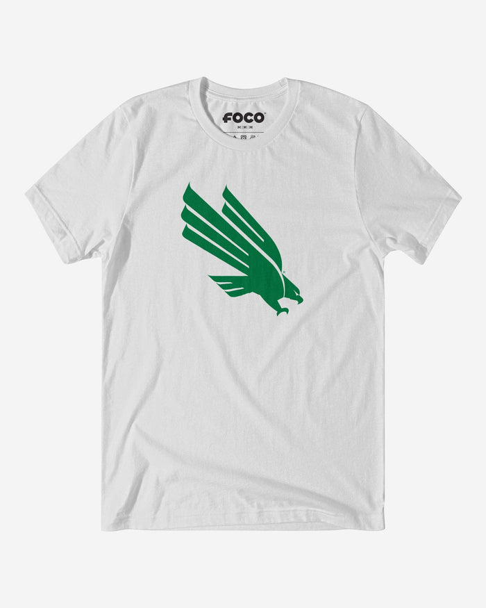 North Texas Mean Green Primary Logo T-Shirt FOCO White S - FOCO.com