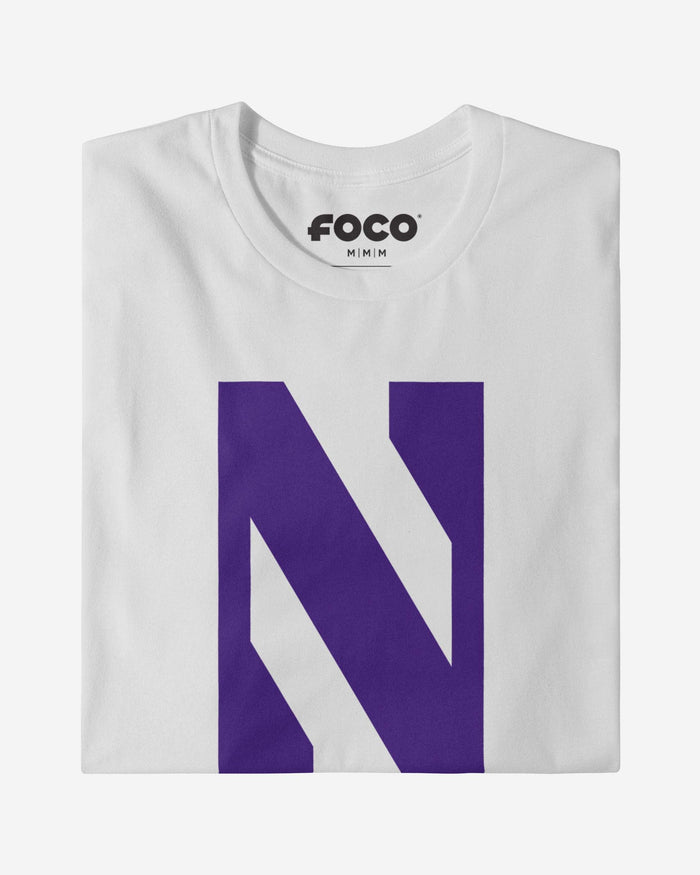 Northwestern Wildcats Primary Logo T-Shirt FOCO - FOCO.com