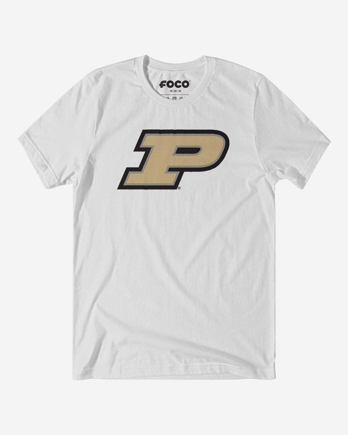 Purdue Boilermakers Primary Logo T-Shirt FOCO White S - FOCO.com