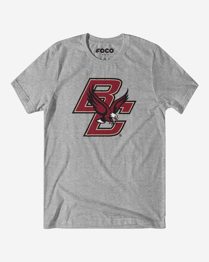 Boston College Eagles Primary Logo T-Shirt FOCO Athletic Heather S - FOCO.com