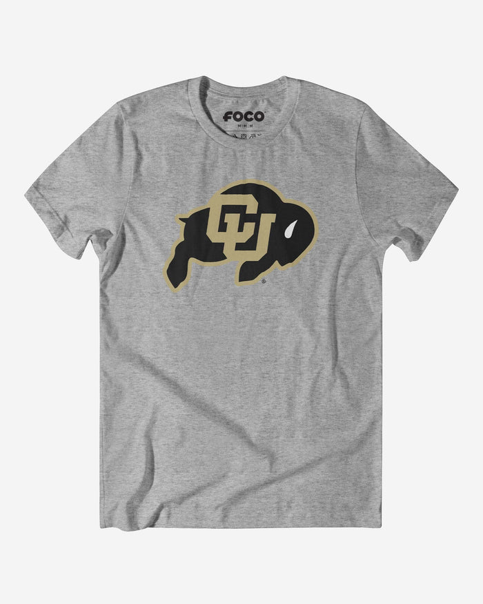 Colorado Buffaloes Primary Logo T-Shirt FOCO Athletic Heather S - FOCO.com