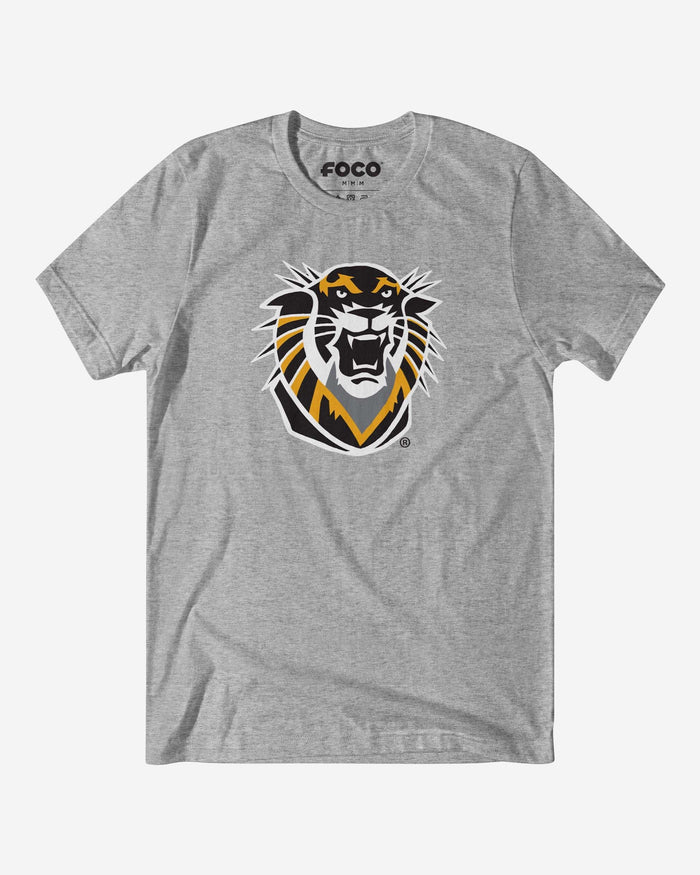 Fort Hays State Tigers Primary Logo T-Shirt FOCO Athletic Heather S - FOCO.com