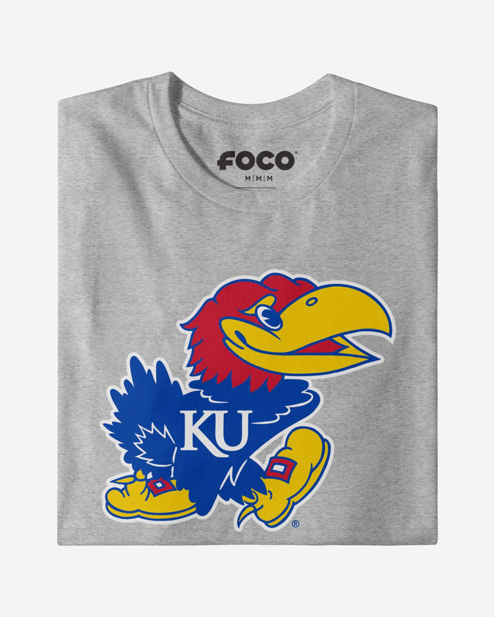 Kansas Jayhawks Primary Logo T-Shirt FOCO - FOCO.com